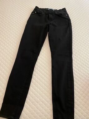 7 For All Mankind Black Skinny Jeans